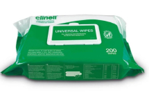 Clinell Sanitising Wipes Pack of 200