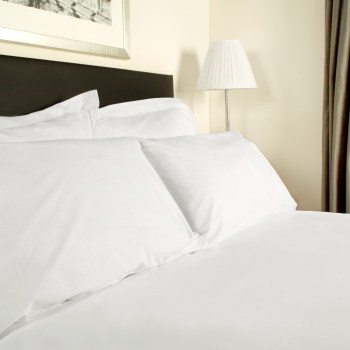 Housewife White Pillow Case Pair 100% Cotton - 51x76cm