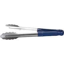 Hygiplas Colour Coded Blue Serving Tongs 300mm 11inch