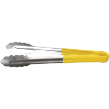 Hygiplas Colour Coded Yellow Serving Tongs 300mm 11inch