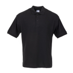 Unisex Polo Shirt Black M