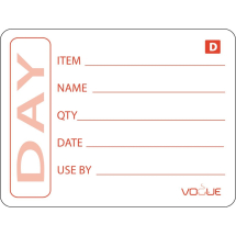 Hygiplas Dissolvable Day/Week Food Labels (Pack of 250) Hygiplas Dissolvable Day/Week Food Labels (Pack of 250)