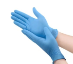 Nitrile Blue P/Free Gloves Medium 10 x 100 per case