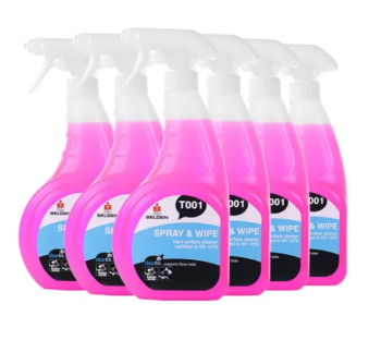 Selden Spray & Wipe Cleaner 6 x 750ml EN 1276 Selden Spray & Wipe Cleaner 6 x 750ml EN 1276