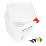 Polypropylene 1/6 Gastronorm Food Containers 2.6Ltr(4 pack)